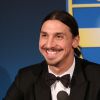 Zlatan Ibrahimovic a reçu au Ericsson Globe, le 10 novembre 2014 à Stockholm, son 9ème ballon d'or suédois