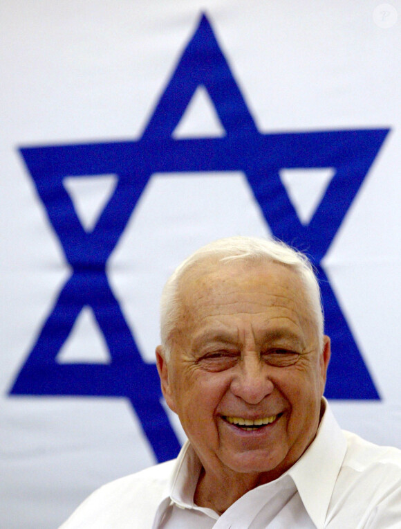 Ariel Sharon à Jérusalem le 6 août 2002.