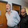 Randy Quaid à la sortie d'une audition devant le Bureau d'Immigration à Vancouver où ils demandaient l'asile afin d'échapper aux assassins de Hollywood, le 22 otobre 2010