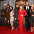 Dave Haywood and Hillary Scott and Charles Kelley of Lady Antebellum and spouses attending the 2014 American Country Countdown Awards on FOX at the Music City Center on December 15, 2014 in Nashville, Tennessee, USA. Photo by Curtis Hilbun/AFF/ABACAPRESS.COM16/12/2014 - Nashville