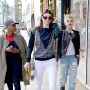 Kendall Jenner, Hailey Baldwin et Shamari Maurice font du shopping à Beverly Hills, le 17 décembre 2014.