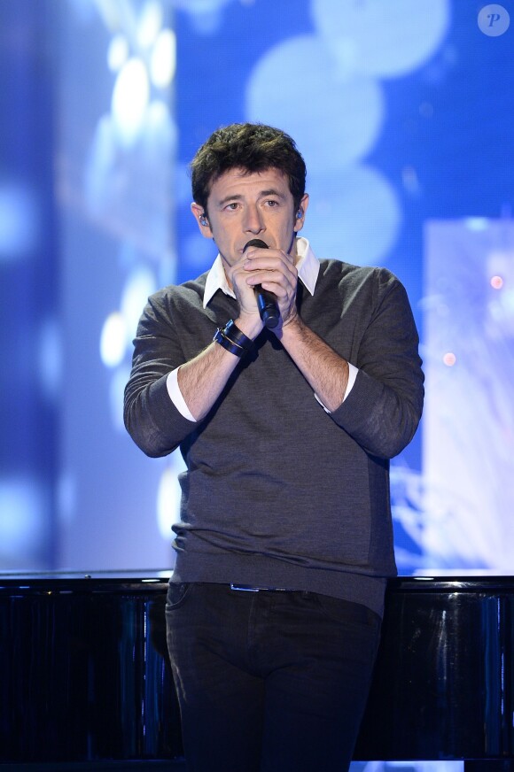 Patrick Bruel - Enregistrement de l'émission "Vivement Dimanche" à Paris, le 17 décembre 2014. L'émission est diffusée le 21 décembre 2014.