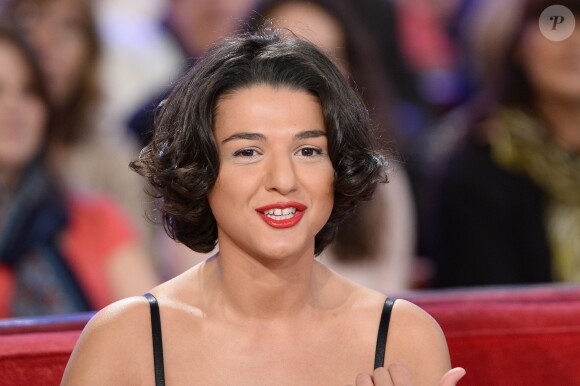 Khatia Buniatishvili - Enregistrement de l'émission "Vivement Dimanche" à Paris, le 17 décembre 2014. L'émission est diffusée le 21 décembre 2014.