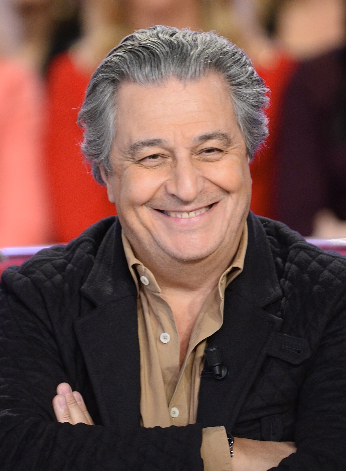 Photo Christian Clavier Enregistrement de l'émission 