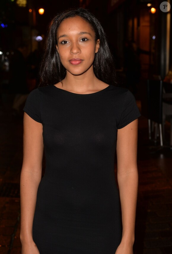 Aude Forget - Conférence de presse du film "Que justice soit nôtre" de Jean Pierre Delépine, au Nox à Paris, le 17 décembre 2014.