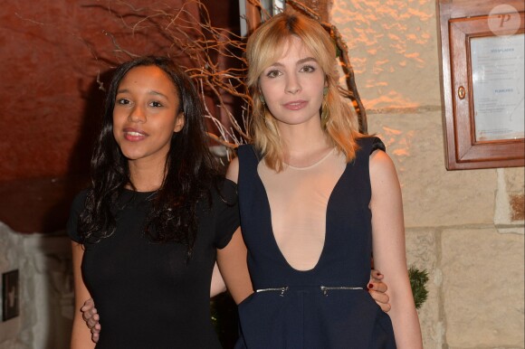 Aude Forget et Alix Bénézech - Conférence de presse du film "Que justice soit nôtre" de Jean Pierre Delépine, au Nox à Paris, le 17 décembre 2014.