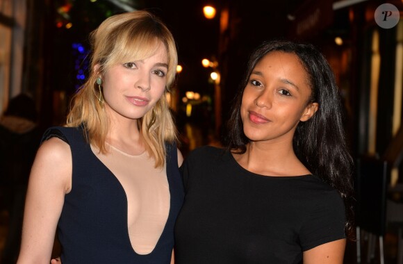 Aude Forget et Alix Bénézech - Conférence de presse du film "Que justice soit nôtre" de Jean Pierre Delépine, au Nox à Paris, le 17 décembre 2014.