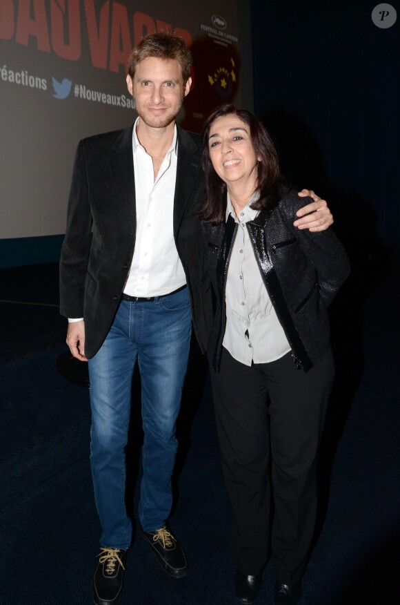 Maria del Carmen Squeff (Ambassadeur d'Argentine en France) et Damián Szifron - Avant-première du film "Les Nouveaux Sauvages" à Paris le 18 décembre 2014