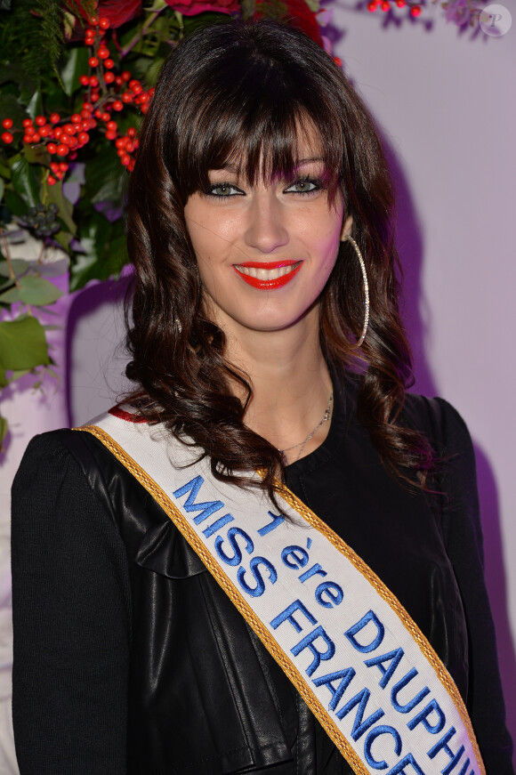 Sophie Vouzelaud (1ère Dauphine Miss France 2007) - Cocktail pour les 1 an de la maison Aloha Paris Luxe aux Salons Hoche à Paris, le 19 décembre 2014.19/12/2014 - Paris