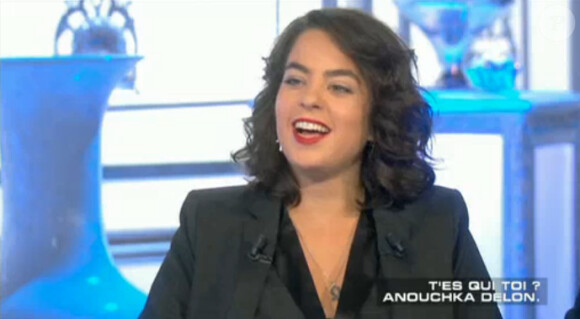 Anouchka Delon, sur le plateau de Salut les Terriens sur Canal+, le samedi 20 décembre 2014.