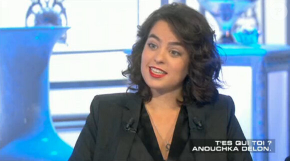 Anouchka Delon, sur le plateau de Salut les Terriens sur Canal+, le samedi 20 décembre 2014.