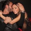 Nabilla Benattia et son compagnon Thomas Vergara font la fête au Nice Club de Dour en Belgique, le 8 novembre 2013.