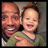 Donald Faison et son fils Rocco - photo publiée sur son compte Instagram le 6 octobre 2014