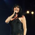  La chanteuse Lio en concert dans le cadre de la tourn&eacute;e " Stars 80 " au Z&eacute;nith Paris, le 12 avril 2013. 