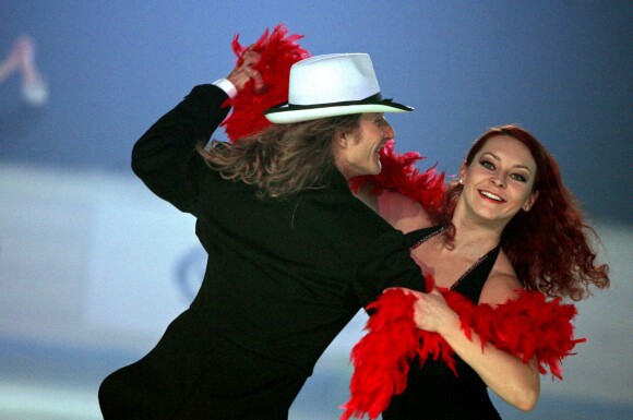Marina Anissina et Gwendal Peizerat lors du Gala de Courchevel, le 28 décembre 2006
