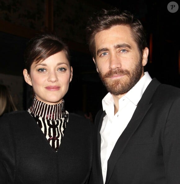 Marion Cotillard et Jake Gyllenhaal à la cérémonie des "Film Critics Circle Awards" à New York, le 5 janvier 2015.