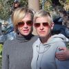 Exclusif - Ellen DeGeneres et sa femme Portia de Rossi sortent de la boutique Alice's Nail à Montecito, le 29 décembre 2014.