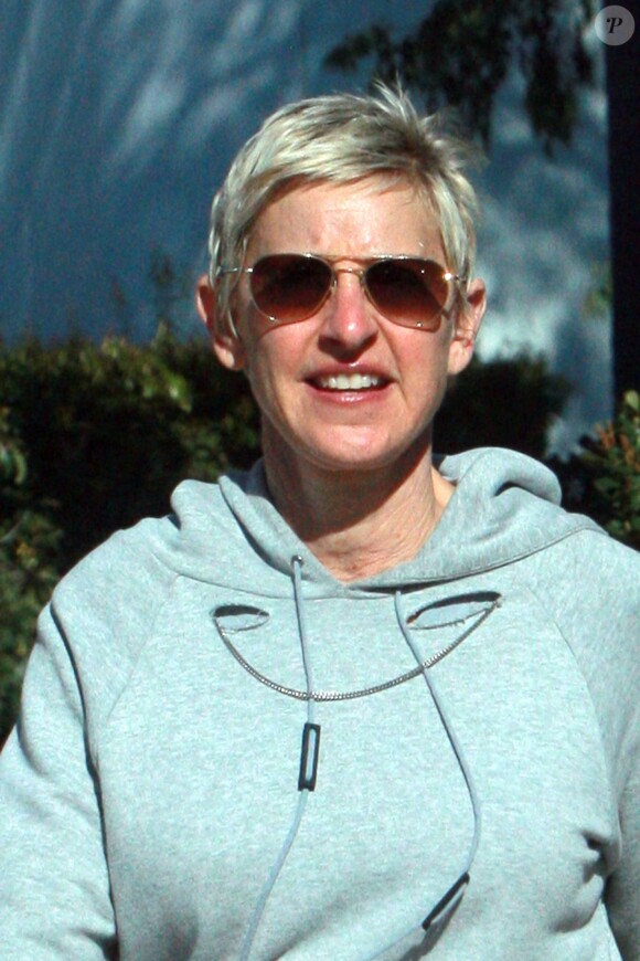 Exclusif - Ellen DeGeneres à Montecito, le 29 décembre 2014.