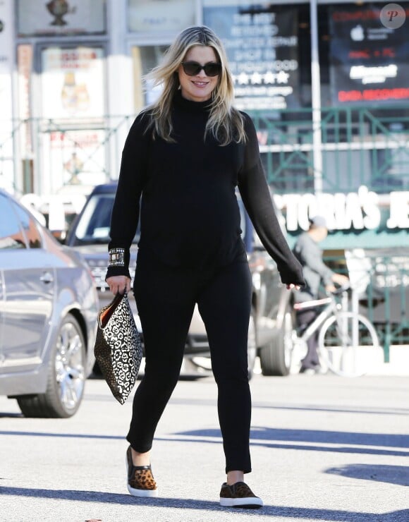 Ali Larter enceinte fait ses courses chez Whole Foods à West Hollywood, le 5 janvier 2015.