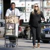Ali Larter enceinte fait ses courses chez Whole Foods à West Hollywood, le 5 janvier dernier