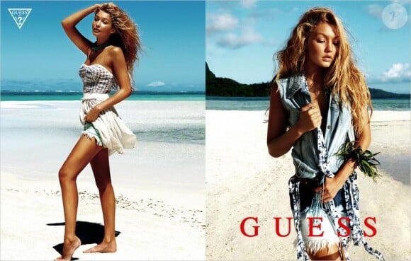 Gigi Hadid pour Guess.