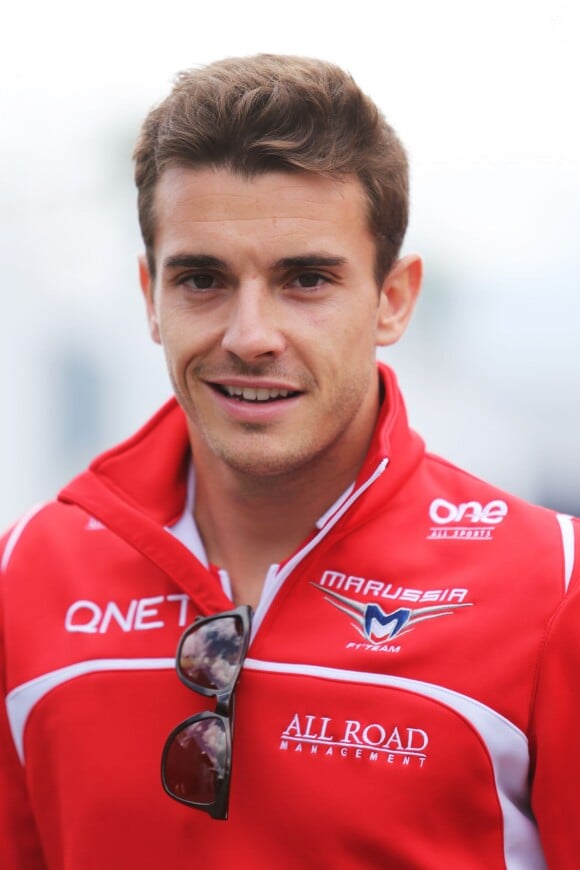 Jules Bianchi avant le Grand Prix de Belgique, le 21 août 2014 à Spa-Francorchamps, le 21 août 2014
