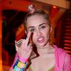 Miley Cyrus assiste à la soirée Jeremy Scott et Moschino à l'hôtel Thompson. Miami, le 4 décembre 2014.