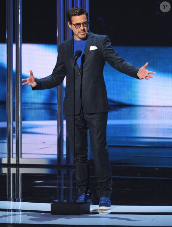 Robert Downey Jr. pendant la cérémonie des People's Choice Awards 2015 à Los Angeles, le 7 janvier.