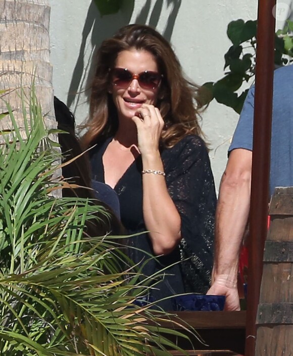 Exclusif - Rande Gerber et Cindy Crawford - George Clooney avec Amal Alamuddin et leurs amis Cindy Crawford et Rande Gerber pendant leurs vacances à Cabo San Lucas le 1 janvier 2015 au Mexique.