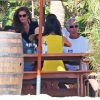 Exclusif - George Clooney et sa femme Amal Alamuddin, lors d'un déjeuner en présence de leurs amis Cindy Crawford et Rande Gerber pendant leurs vacances à Cabo San Lucas le 1 janvier 2015 au Mexique.