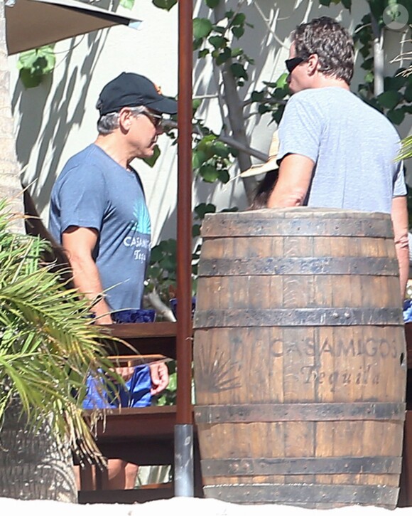 Exclusif - George Clooney à Cabo San Lucas le 1 janvier 2015 au Mexique.