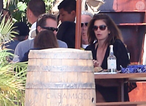 Exclusif -  Rande Gerber et Cindy Crawford - George Clooney avec Amal Alamuddin et leurs amis Cindy Crawford et Rande Gerber pendant leurs vacances à Cabo San Lucas le 1 janvier 2015 au Mexique.