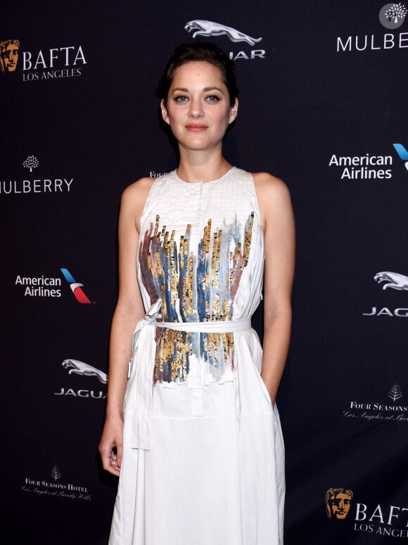 Marion Cotillard lors de la soirée BAFTA Los Angeles 2015 Awards Season Tea Party au Four Seasons de Beverly Hills, Los Angeles, le 10 janvier 2015.
