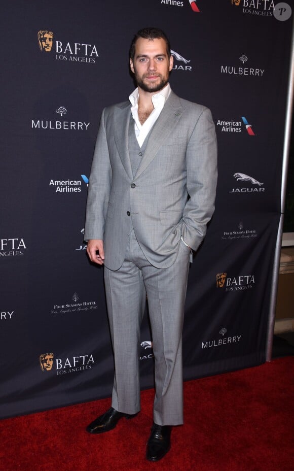 Henry Cavill lors de la soirée BAFTA Los Angeles 2015 Awards Season Tea Party au Four Seasons de Beverly Hills, Los Angeles, le 10 janvier 2015.