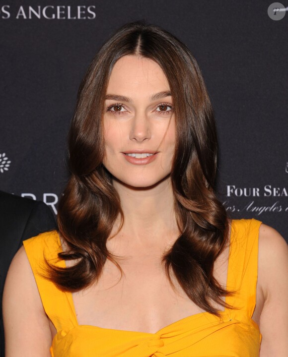 Keira Knightley enceinte lors de la soirée BAFTA Los Angeles 2015 Awards Season Tea Party au Four Seasons de Beverly Hills, Los Angeles, le 10 janvier 2015.