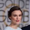 Keira Knightley aux Golden Globe Awards 2015.