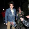 Katy Perry et John Mayer sont alles diner au restaurant "Osteria Mozza" a Hollywood. Le 4 janvier 2013  Hollywood