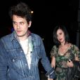  Katy Perry et John Mayer sont alles diner au restaurant "Osteria Mozza" a Hollywood. Le 4 janvier 2013&nbsp;  