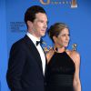 Benedict Cumberbatch et Jennifer Aniston - 72ème cérémonie des Golden Globe Awards à Beverly Hills, le 11 janvier 2015.