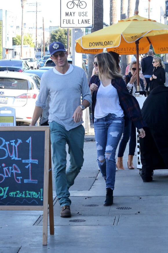Exclusive - Will Arnett et Arielle Vandenberg à Venice, Los Angeles, le 16 décembre 2014