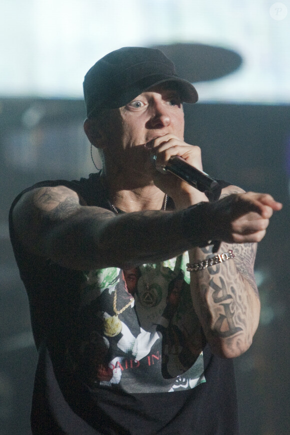 Eminem performs au Squamish Valley Music Festival le 10 août 2014