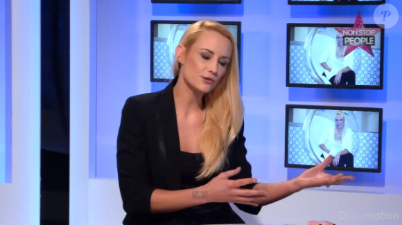 Elodie Gossuin évoque ses rapports avec l'équipe de Touche pas à mon poste. Interview réalisée par Non Stop People en janvier 2015.