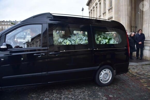 Exclusif : Enterrement de Thierry de Ganay le 9 janvier 2015 à Paris.