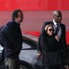 Exclusif : Olivier Sarkozy et sa chérie Mary-Kate Olsen prennent un avion pour New York à l'aéroport de Paris-Charles-de-Gaulle à Roissy-en-France, le 10 janvier 2015. Olivier Sarkozy et Mary-Kate Olsen ont fait un aller-retour entre New-York et Paris pour assister aux obsèques de Thierry de Ganay, l'oncle de Olivier Sarkozy le 9 janvier 2015.