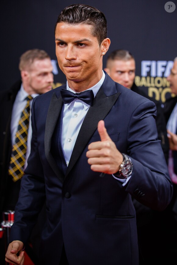 Cristiano Ronaldo - Gala FIFA Ballon d'Or 2014 à Zurich, le 12 janvier 2015.12/01/2015 - Zurich