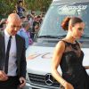 Pepe Reina et sa femme Yolanda Ruiz au mariage du footballeur Xavi Hernandez et Nuria Cunillera à Blanes, le 13 juillet 2013.