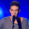 Aubin dans The Voice 4, le 17 janvier 2015 sur TF1.