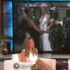 Jennifer Aniston évoque le popotin de Kate Hudson et les Oscars lors de son passage dans le show d'Ellen DeGeneres, janvier 2015.
