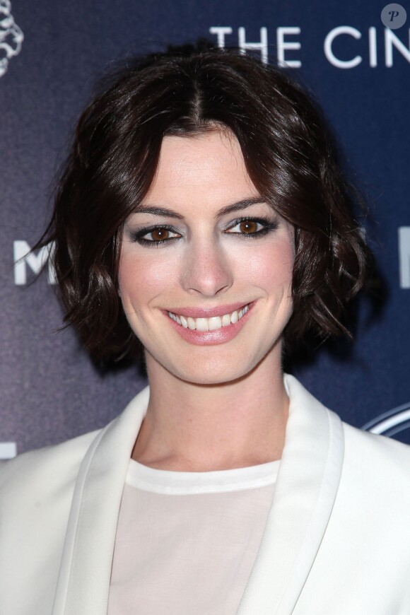 Anne Hathaway lors d'une présentation de Song One au Landmark Sunshine Cinemas de New York le 20 janvier 2015.
