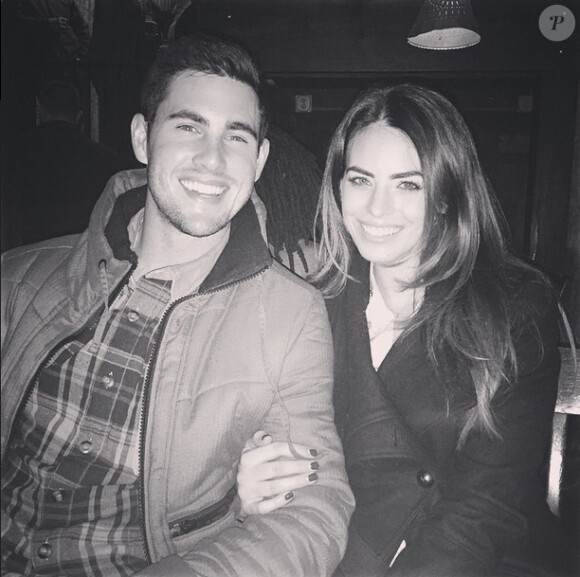 Kacie McDonnel et Aaron Murray - photo publiée sur le compte Instagram de Kacie McDonnel le 11 janvier 2015